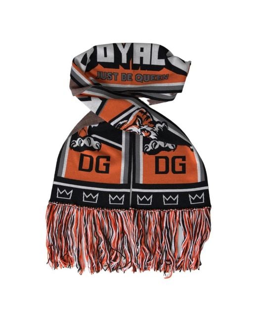 Dolce & Gabbana Red Winter Scarves