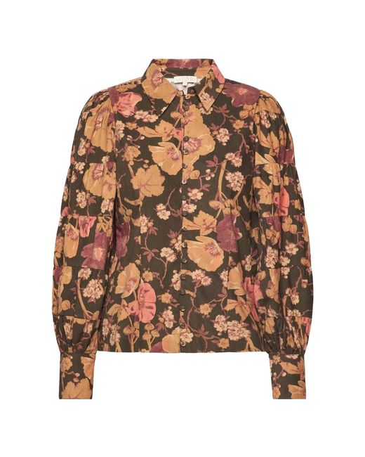 byTiMo Overhemden ,Bruin ,Katoen Corduroy Baby Blouse in het Brown