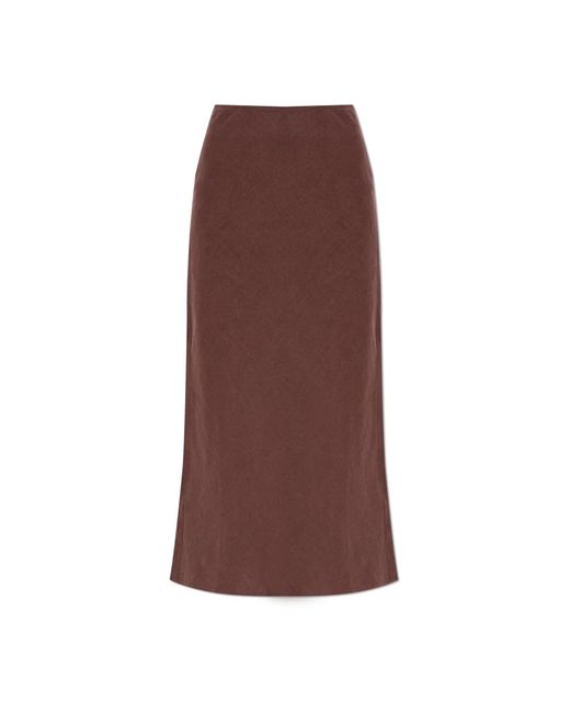 Midi Skirts Samsøe & Samsøe en coloris Brown
