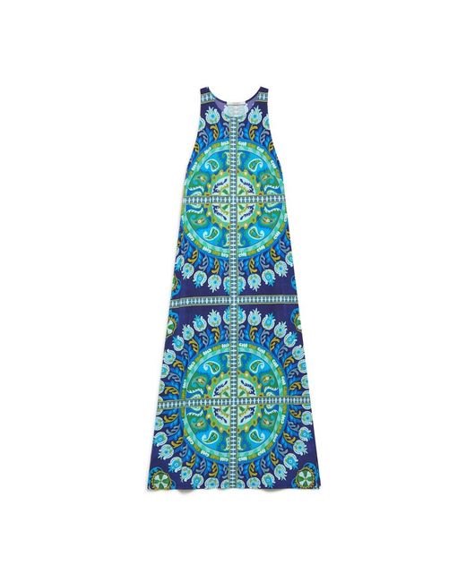 Maliparmi Blue Maxi dresses,schicke kleider