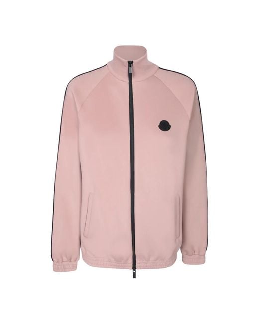 Moncler Pink Zip-Throughs