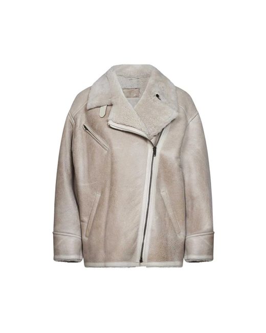 Isabel Marant Gray Leather Jackets