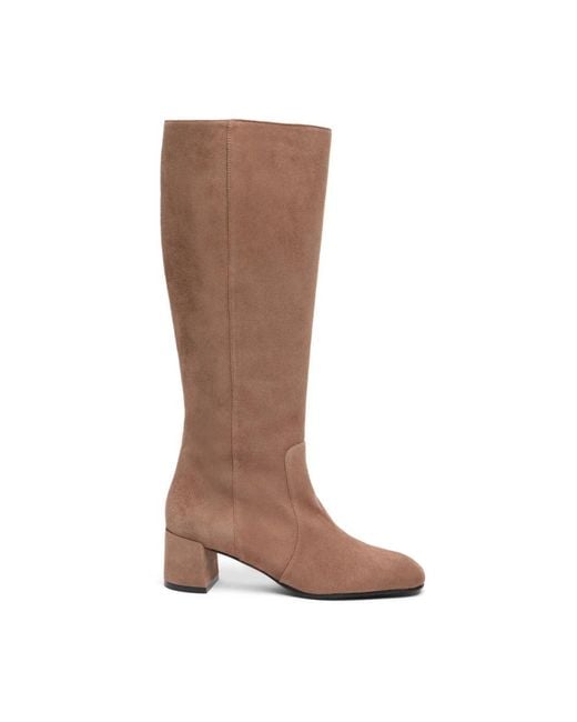 Stuart Weitzman Brown Heeled Boots