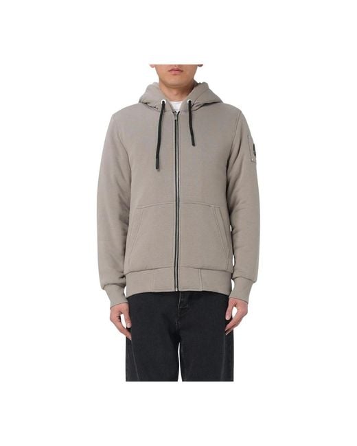Moose Knuckles Gray Zip-Throughs for men