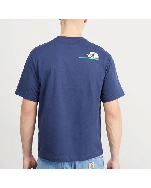 The North Face T-shirts in Blue für Herren