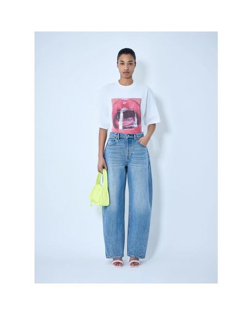 Alexander Wang Blue Loose-Fit Jeans