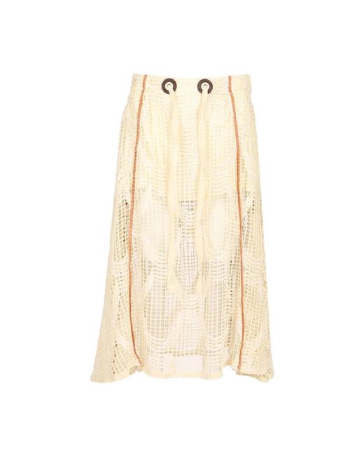 DURAZZI MILANO Natural Midi Skirts