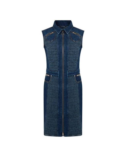 DIESEL Blue Shirt Dresses
