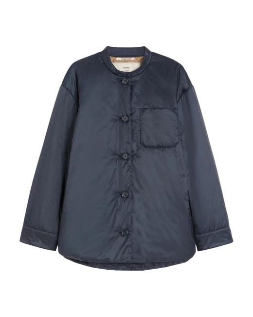 Max Mara Blue Winter Jackets