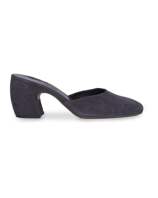 Heeled Mules di Cortana in Blue
