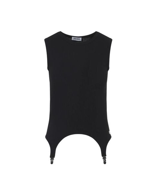Sleeveless Tops Jean Paul Gaultier en coloris Black