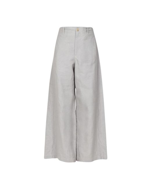 Tela Gray Cropped Trousers