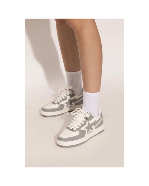 A Bathing Ape White Sneakers
