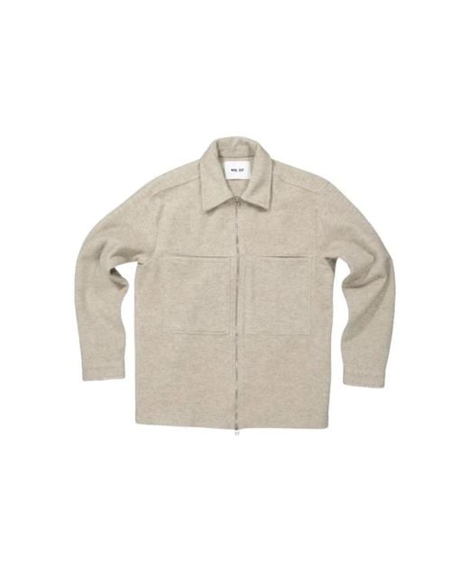 NN07 Gray Light Jackets for men