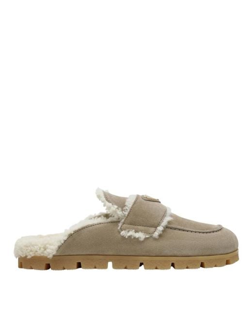 Prada Natural Sabot