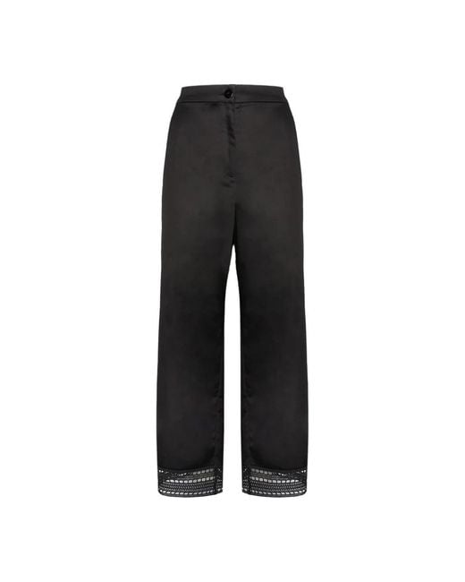 Elena Miro Black Wide Trousers