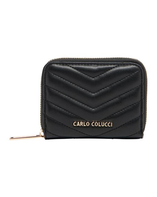 Wallets & Cardholders di carlo colucci in Black