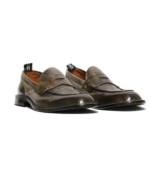 Green George Green Loafers for men