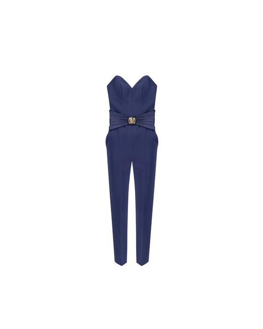 Elisabetta Franchi Blue Jumpsuits