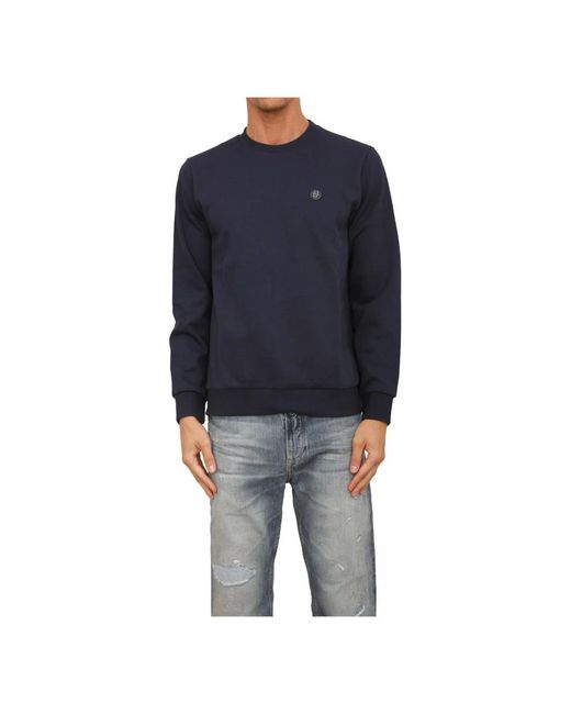 HUGO Sweatshirt Blu in het Blue voor heren