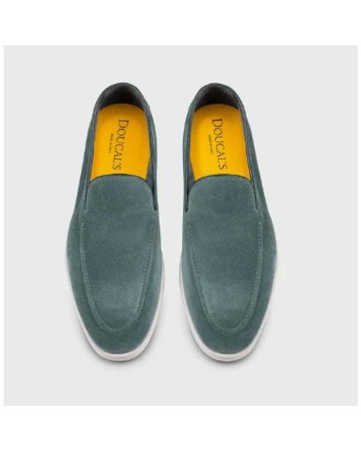 Doucal's Green Loafers for men