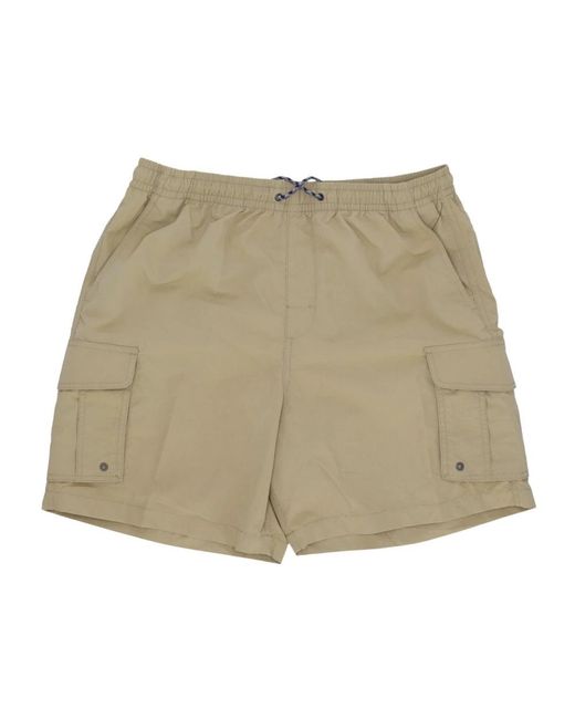 Element Korte Broeken ,Nylon Cargo Shorts Khaki Nylon Elastische Trekkoord in het Natural voor heren