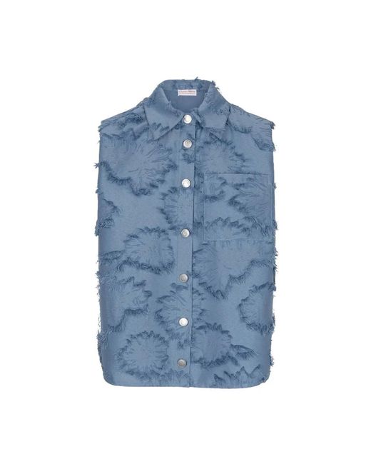 Studio Amaya Storm Blouse in het Blue