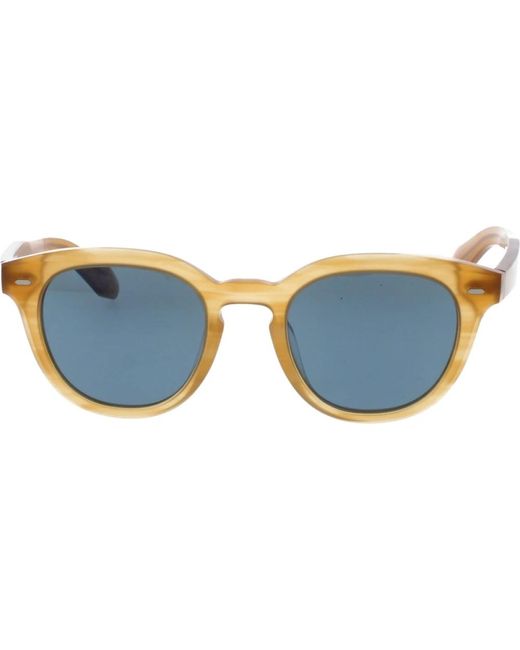 Oliver Peoples Blue Stilvolle sonnenbrille mit gläsern