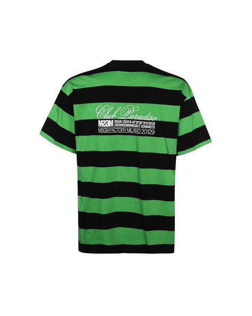 T-Shirts MSGM pour homme en coloris Green