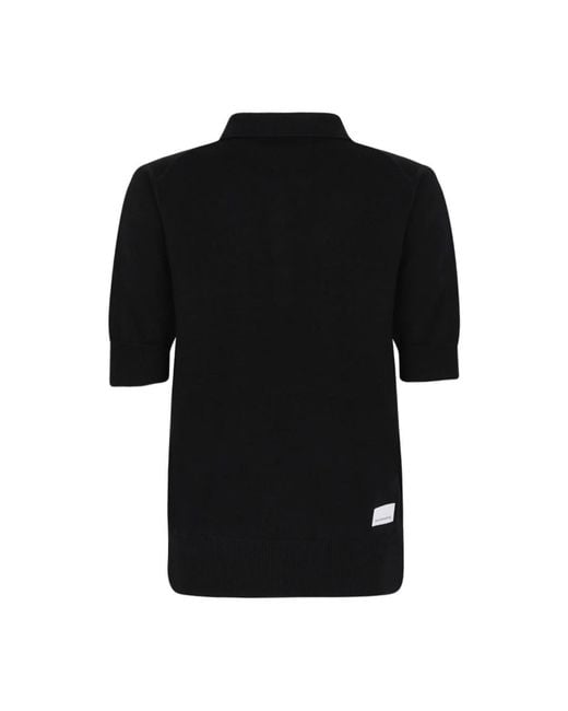 Nine:inthe:morning Black Polo Shirts