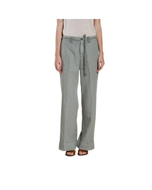 Mason's Gray Wide Trousers