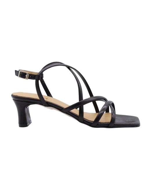 CTWLK Black High Heel Sandals