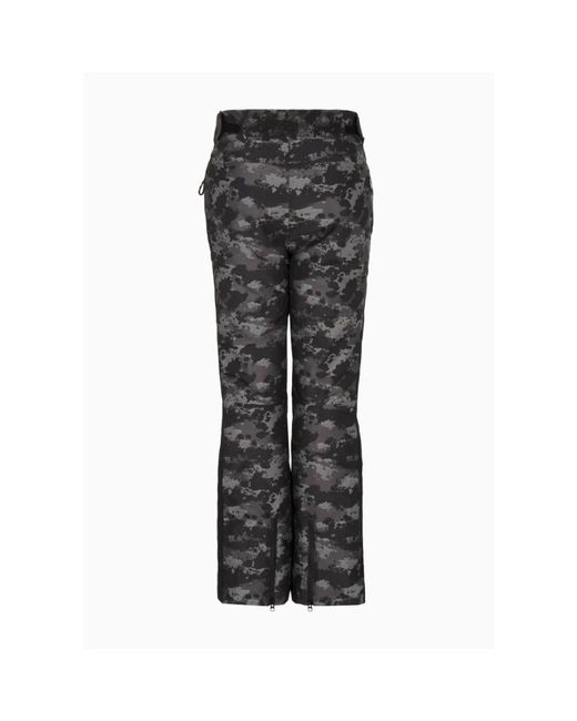 EA7 Gray Wide Trousers