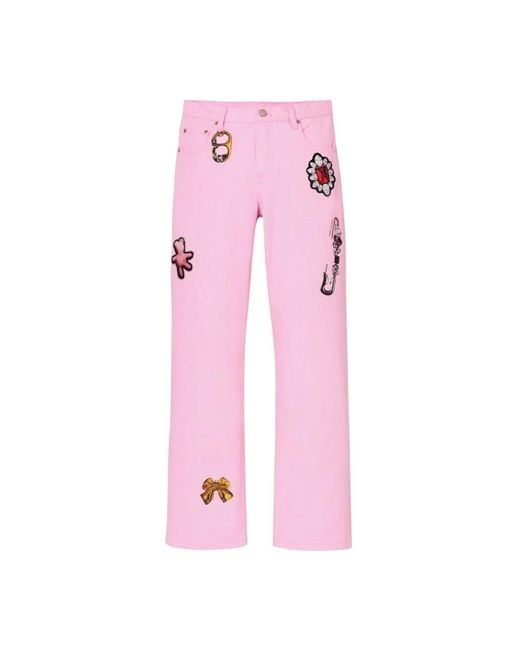 Marc Jacobs Pink Straight Jeans