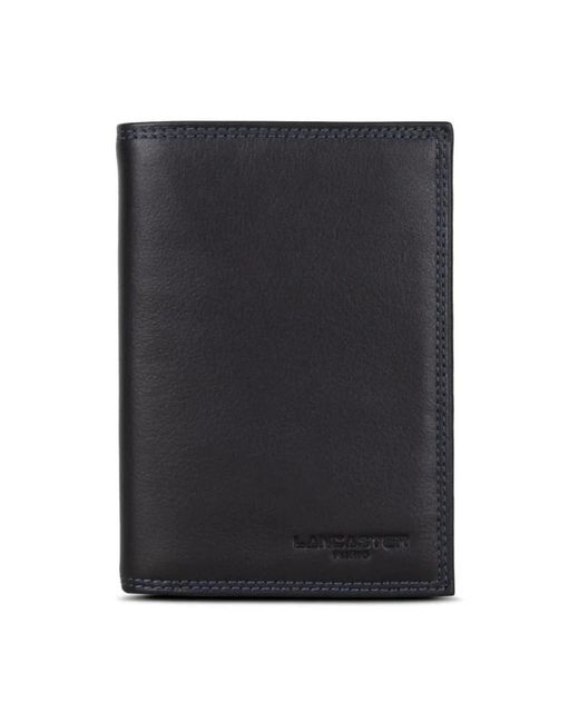 Lancaster Accessoires ,Zwart ,Leer Leren Portemonnee Kaarthouder Rfid Blokkering in het Black voor heren