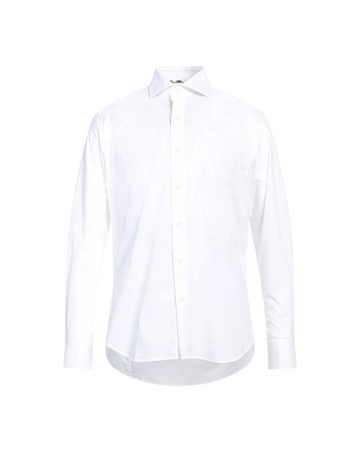 Aquascutum White Formal Shirts for men