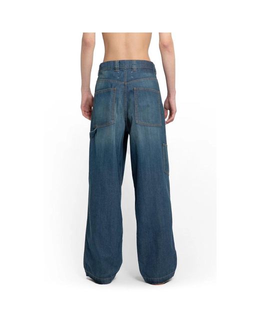 Jeans > wide jeans Maison Margiela pour homme en coloris Blue