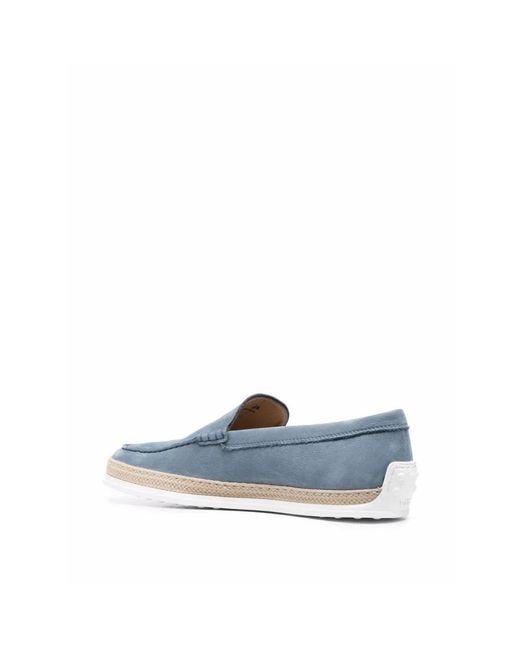 Tod's Blue Loafers for men