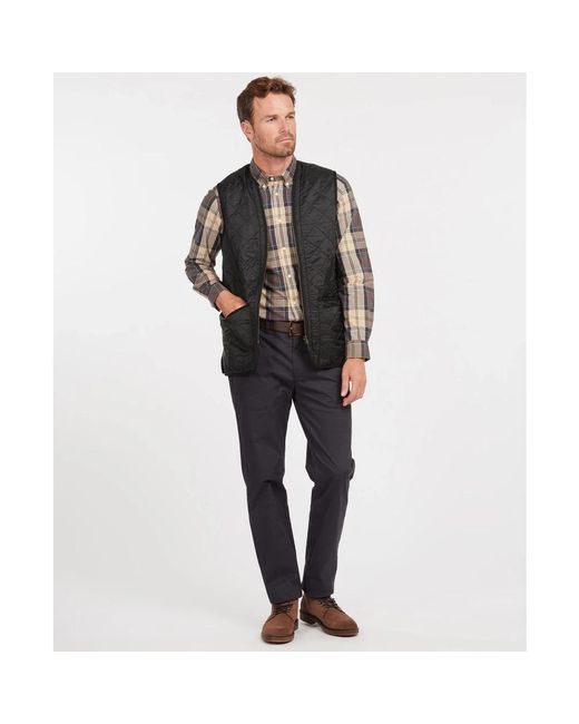Barbour Black Vests for men
