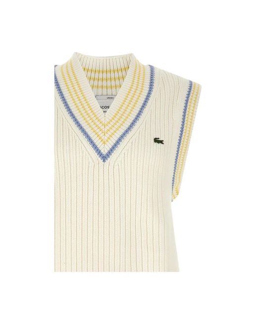Lacoste Natural Sleeveless Jumpers for men