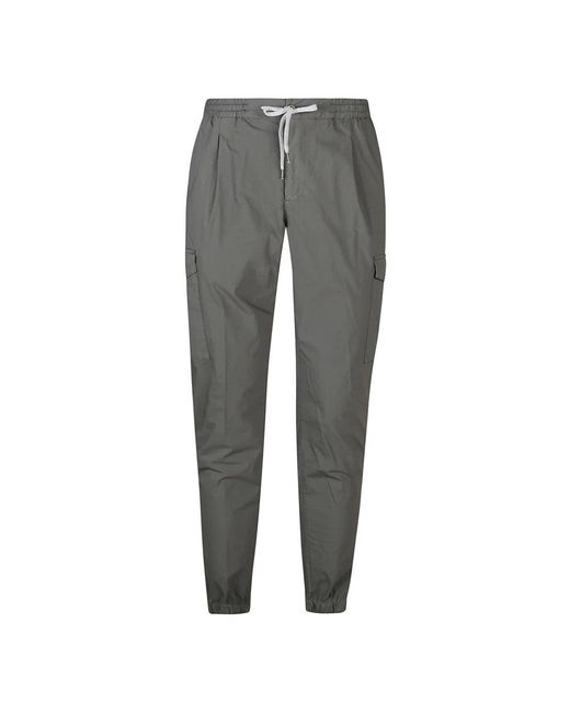 PT Torino Gray Slim-Fit Trousers for men