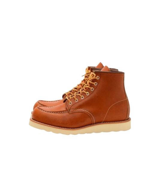 Lace-Up Boots di Red Wing in Brown da Uomo
