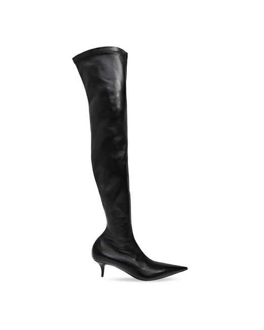 Balenciaga Black Over-The-Knee Boots