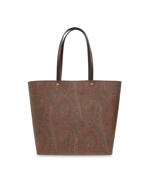 Shopper bag di Etro in Brown