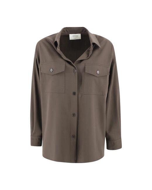 Weekend by Maxmara Brown Shirts