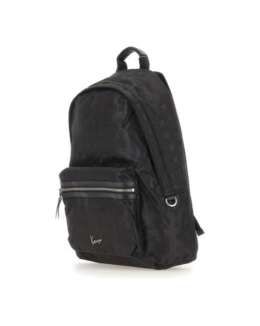 KENZO Black Backpacks for men