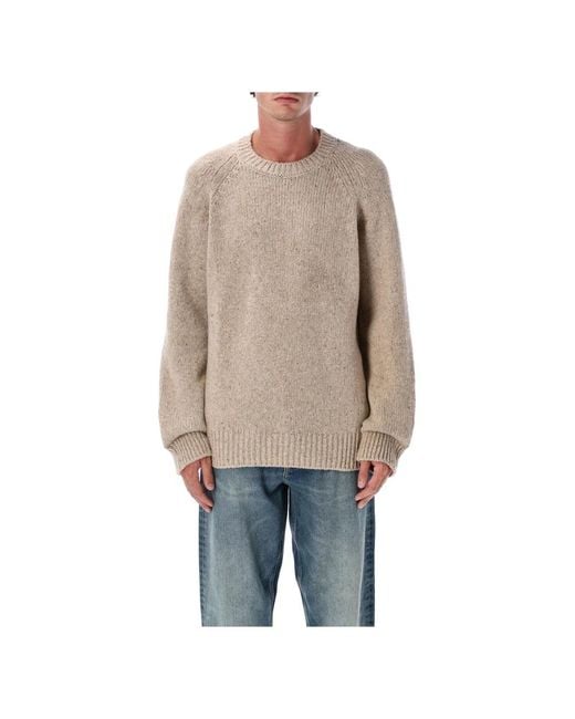 Round-Neck Knitwear A.P.C. de hombre de color Natural