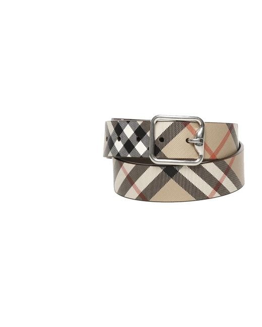 Burberry Multicolor Belts for men