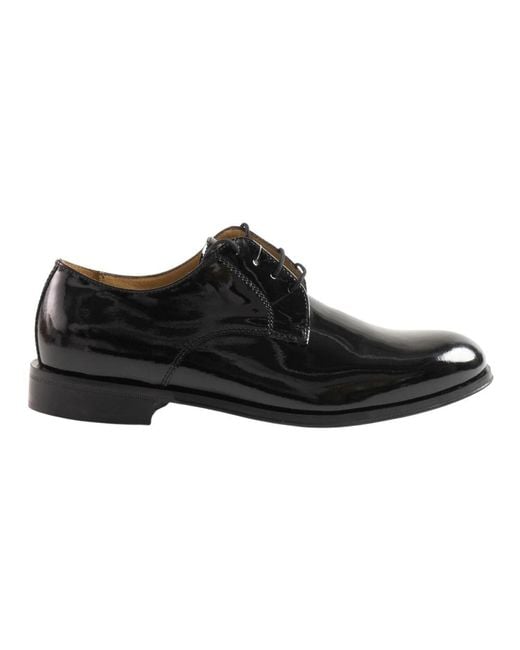 Antica Cuoieria Black Business Shoes for men