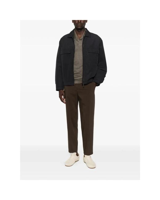 Zegna Brown Polo Shirts for men